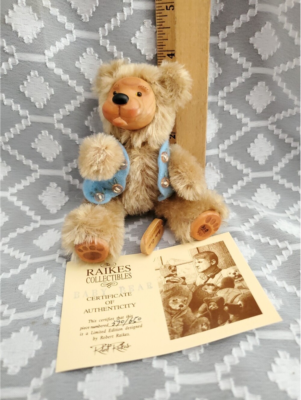 Robert Raikes Baby Mohair Bear 1999